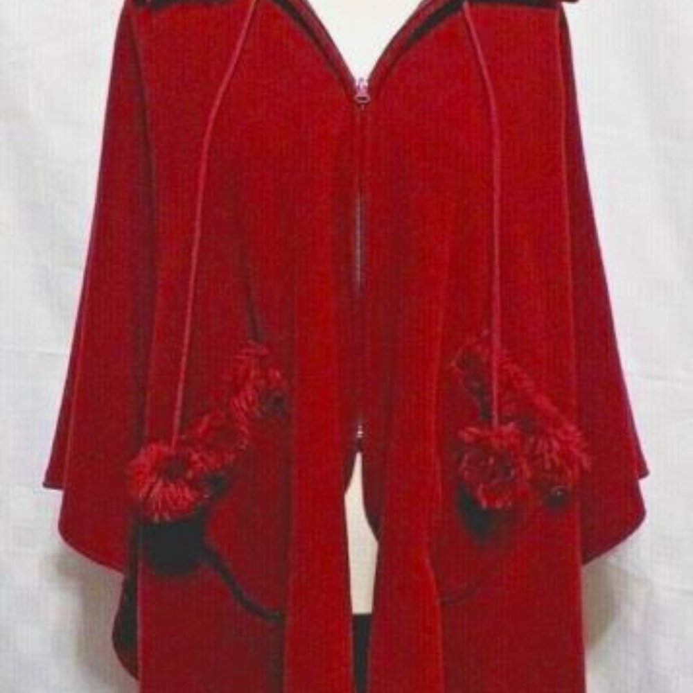 LeModa Wms Fleece Burgundy Shawl, 1 Size All Brand NEW